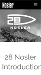 Mobile Screenshot of 28nosler.com